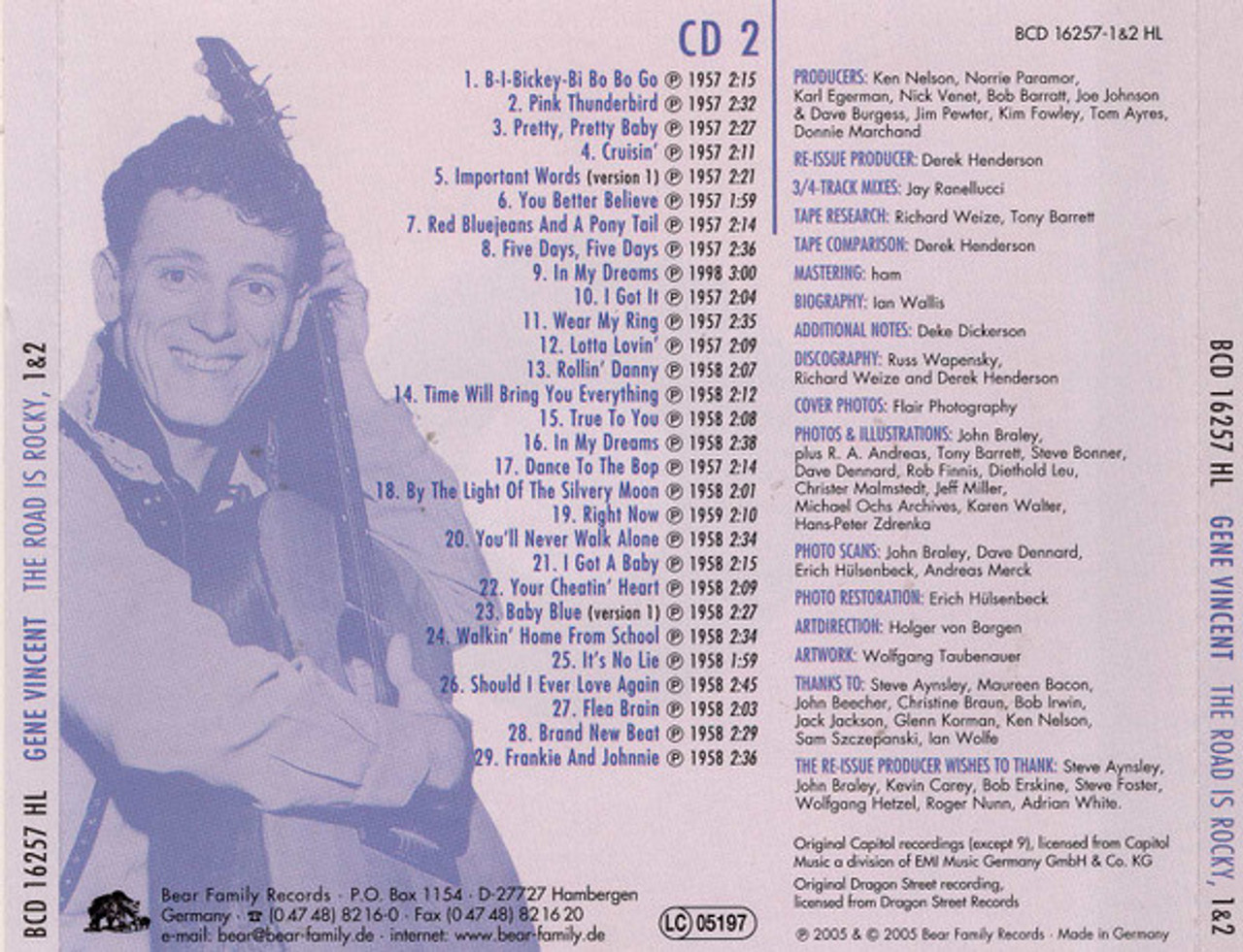 Gene Vincent – The Road Is RockyThe Complete Studio