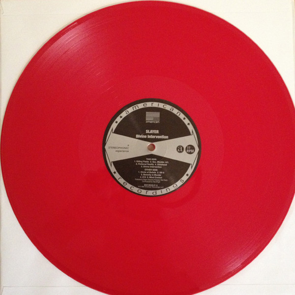Slayer - Divine Intervention (2013 Limited Edition Red Vinyl NM/NM