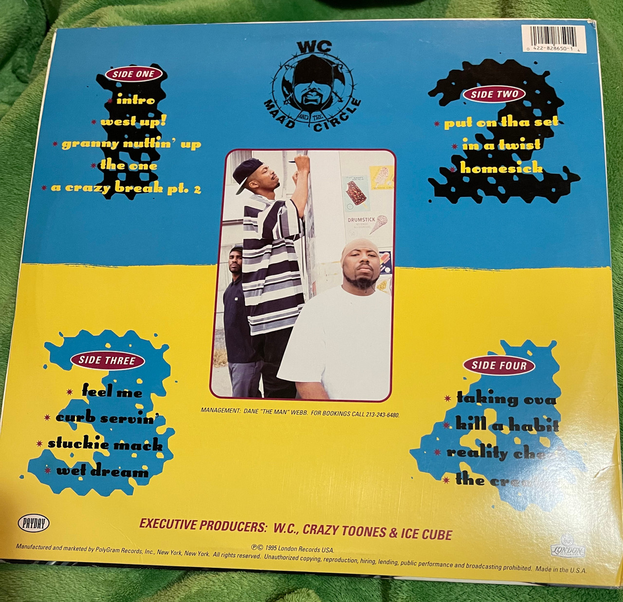 WC And The Maad Circle - Curb Servin' (1995 VG/VG includes Insert
