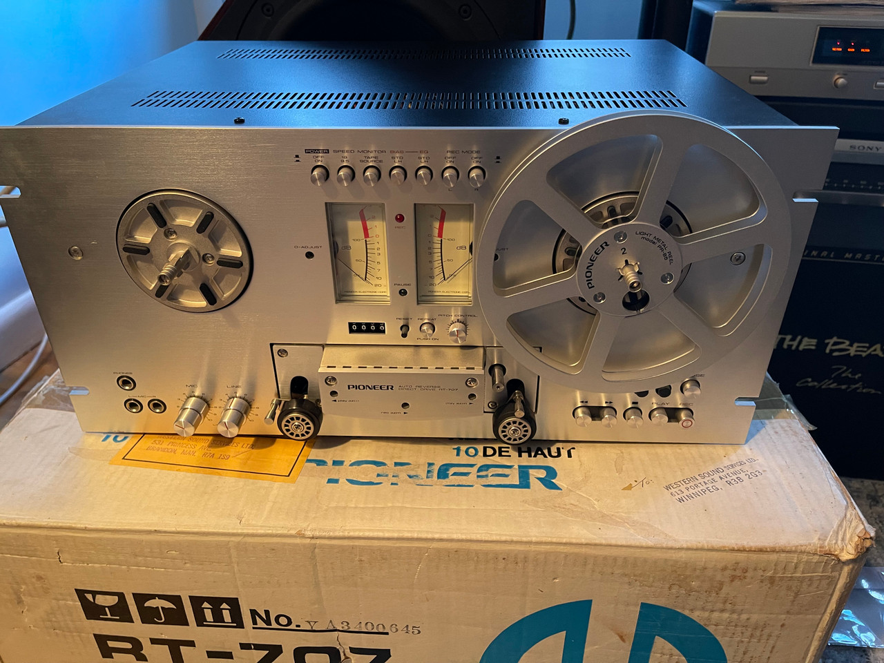 Pioneer RT-707 Reel to Reel deck. Pending to Allen For Sale - US Audio Mart