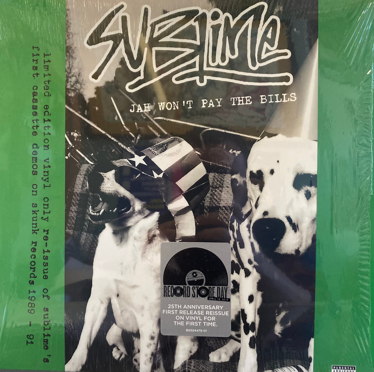 Sublime - Jah Won't Pay The Bills (EX/EX) 2016 RSD Reissue - The