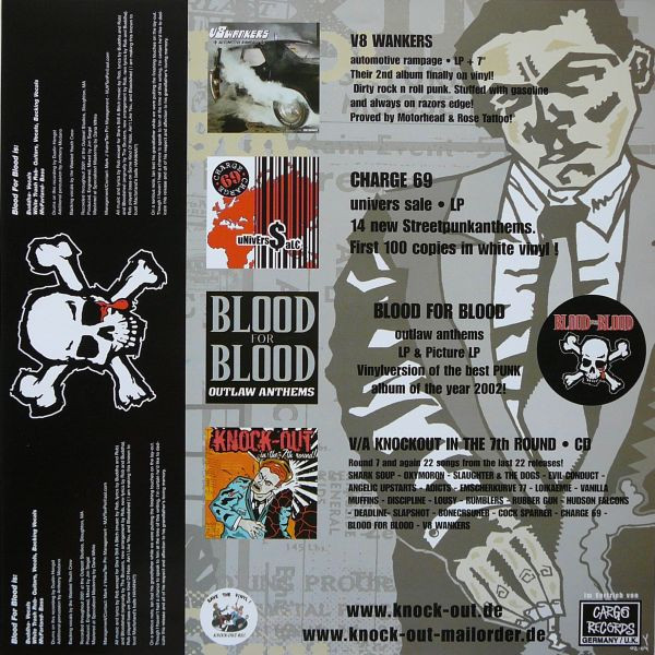 Blood For Blood – Outlaw Anthems (LP double sided picture disk