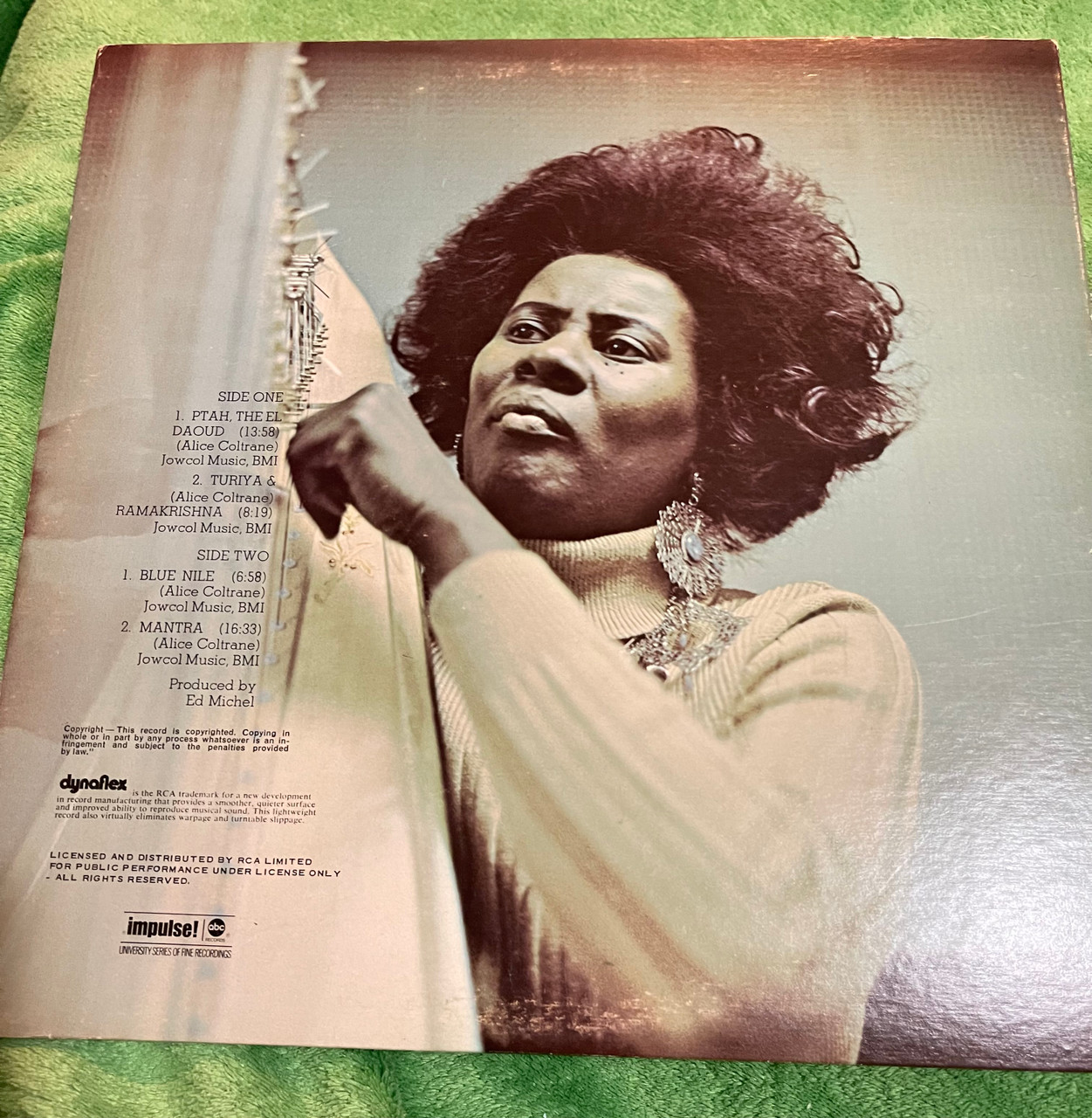 Alice Coltrane - Ptah, The El Daoud (1970 Canadian Pressing) - The