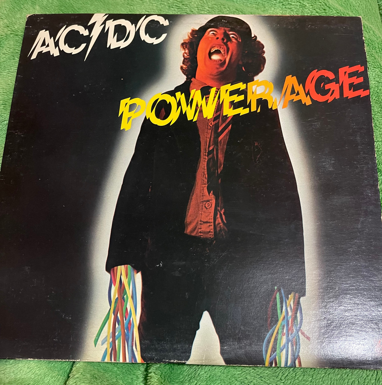 AC/DC - Powerage (1978 Canadian Pressing - Red Vinyl EX/VG) - The