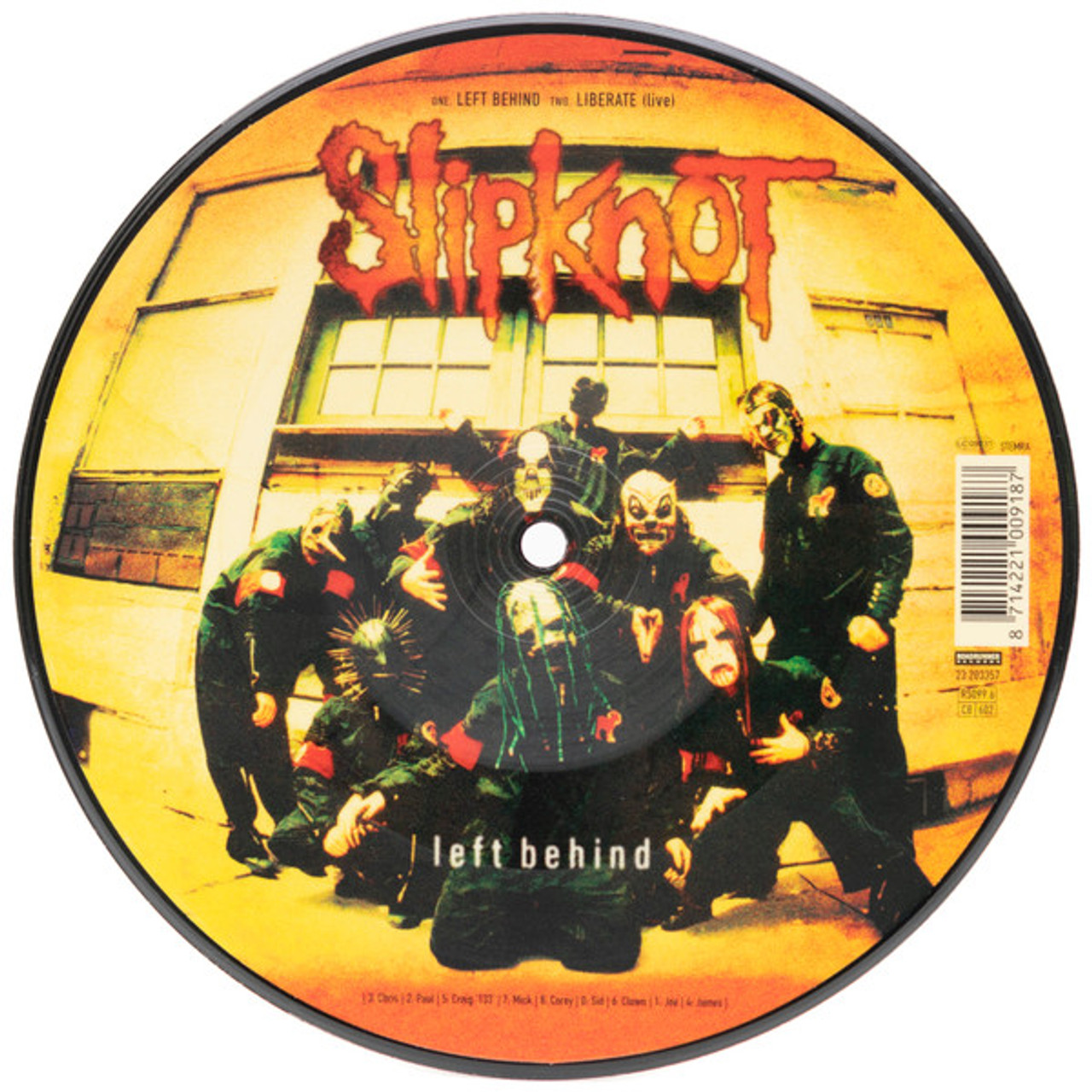 Slipknot – Left Behind (2 track double sided picture disk 7 inch