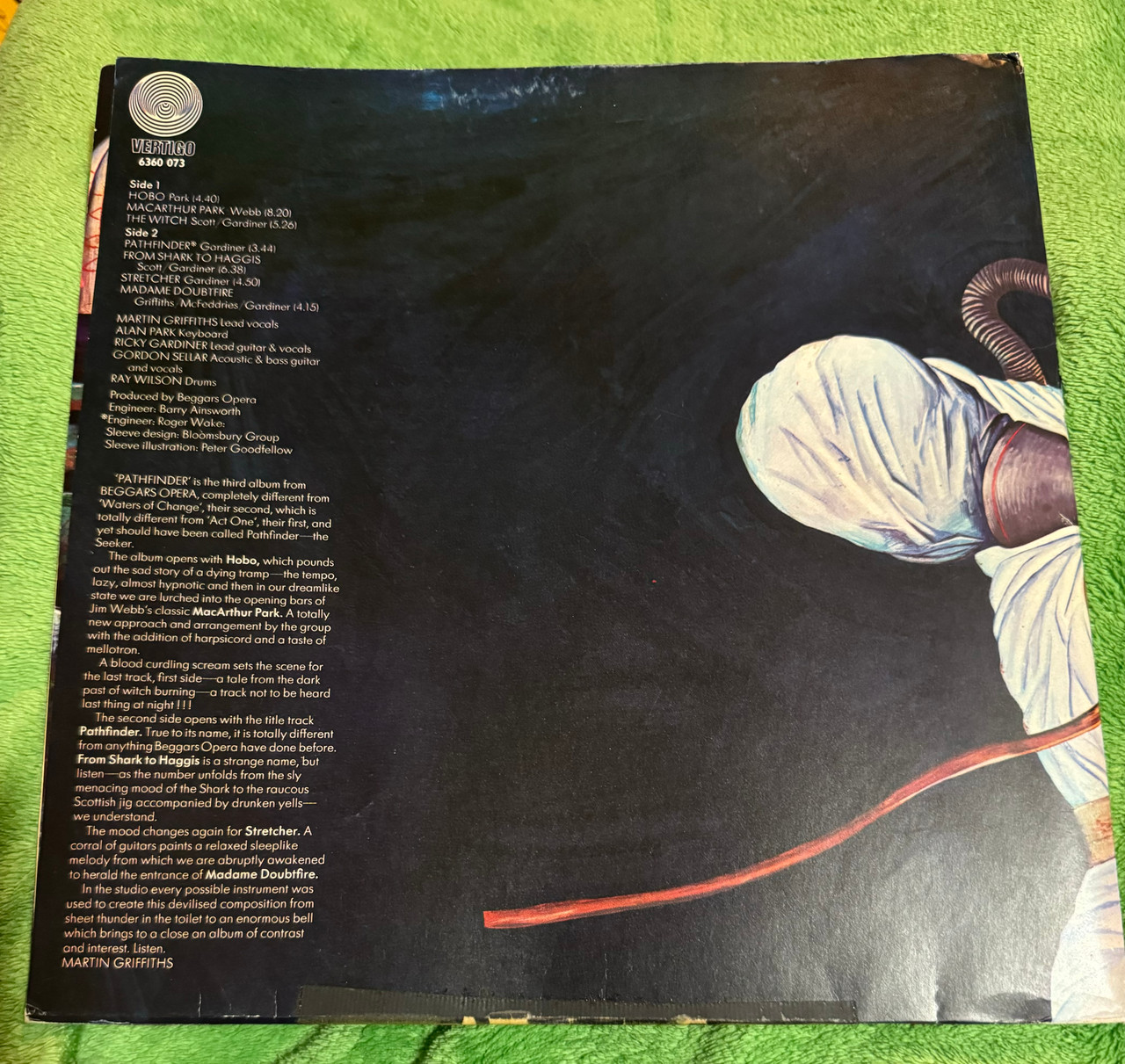 Beggars Opera - Pathfinder (1972 Vertigo Swirl EX/EX) - The Record