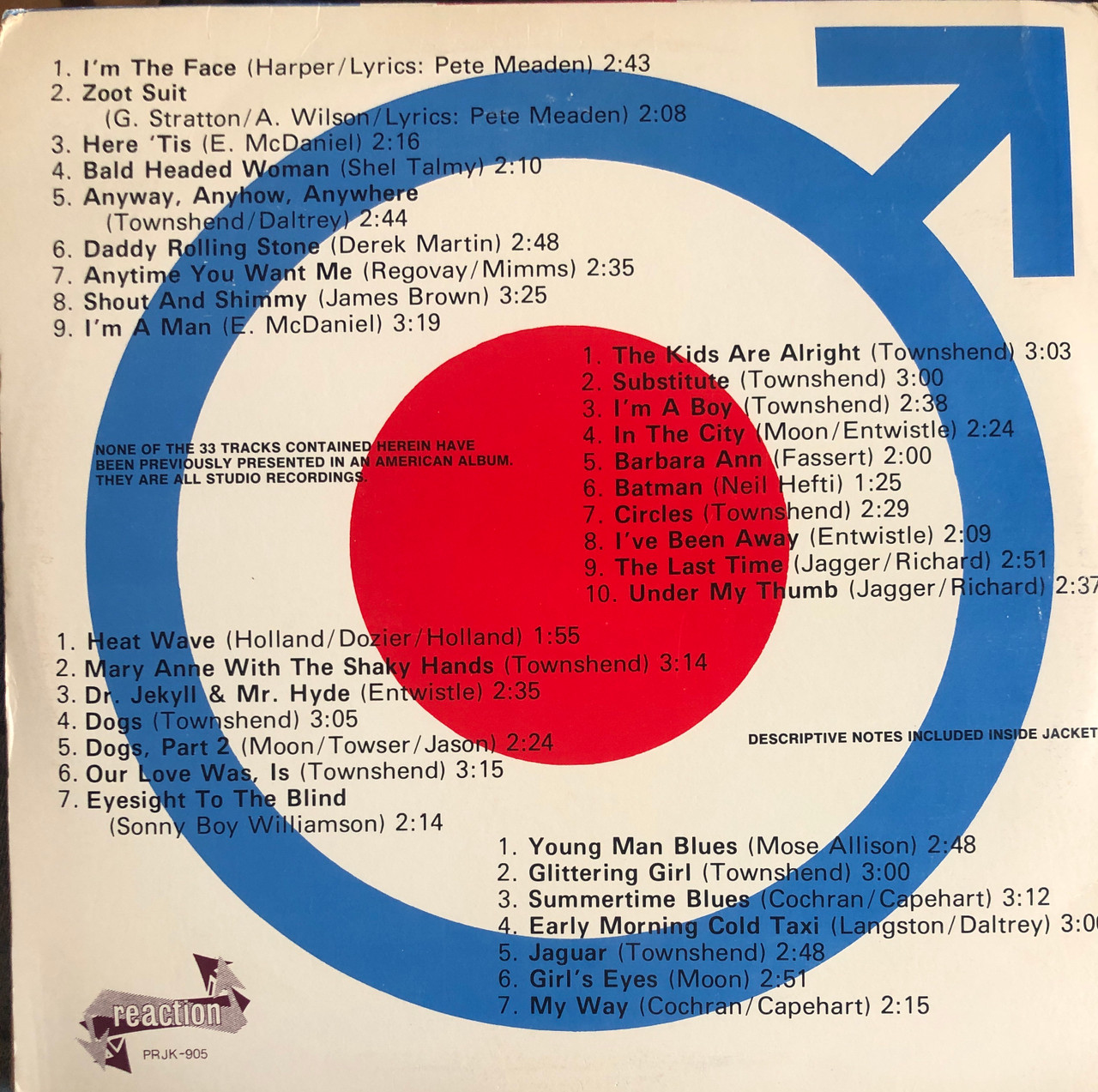 The Who - Maximum R&B (VG-/VG+) (Unofficial release, 2xLP) - The