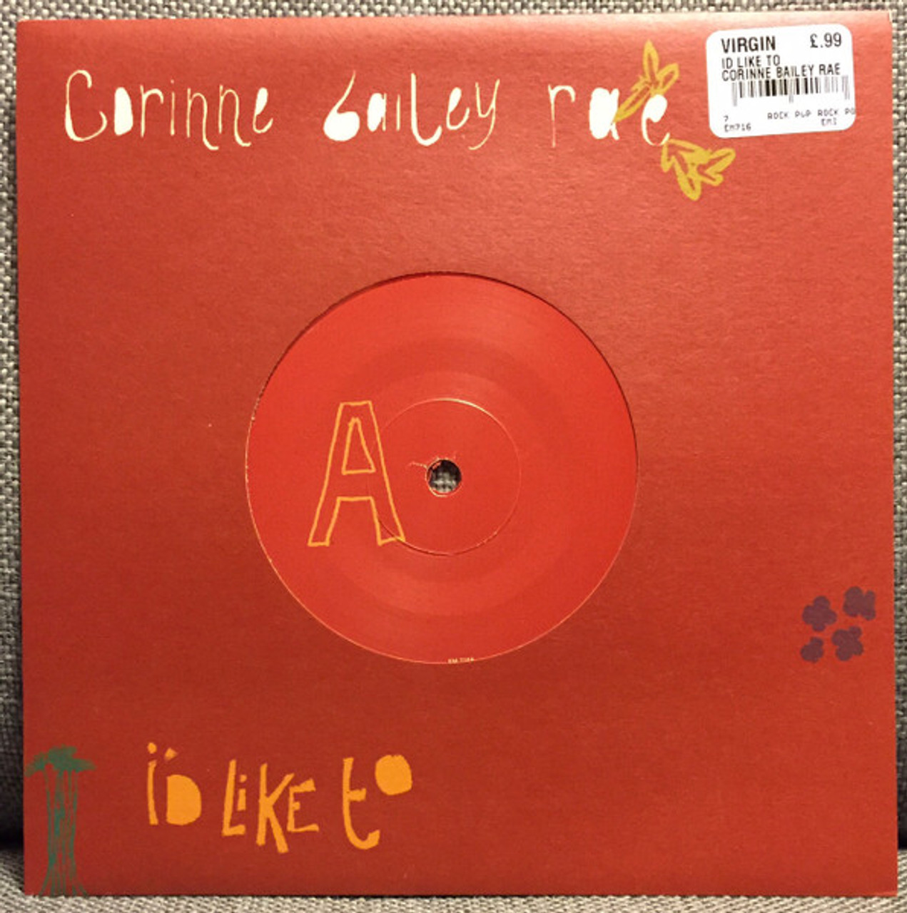 Corinne Bailey Rae – I'd Like To (2 track 7 inch single used 