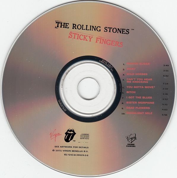 The Rolling Stones – Sticky Fingers (CD used Canada remastered