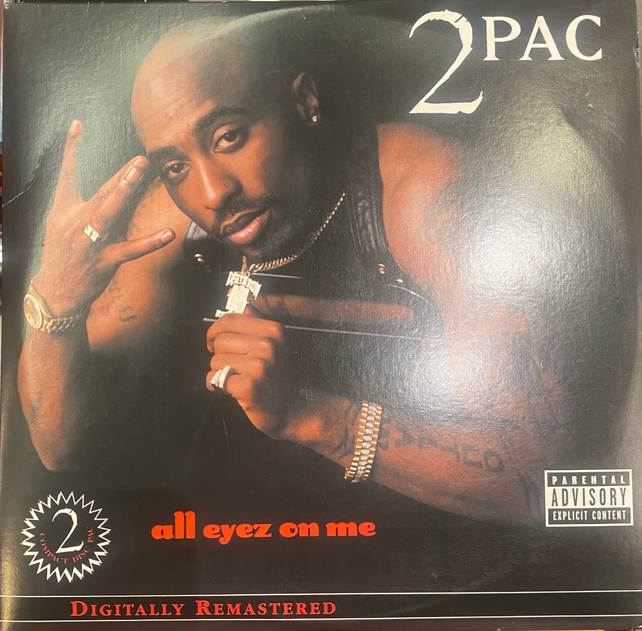 2Pac - All Eyez On Me (2001 US, Reissue, NM/VG) - The Record Centre