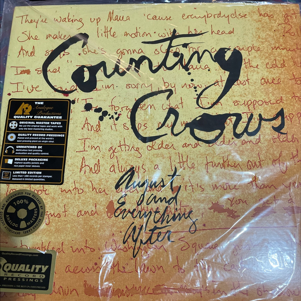 Counting Crows - August and Everything After/Live at Town Hall