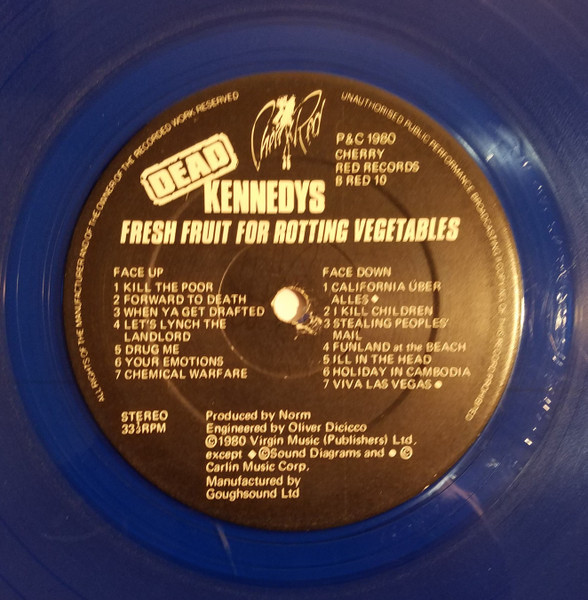 Dead Kennedys - Fresh Fruit For Rotting Vegetables (1981 UK Blue