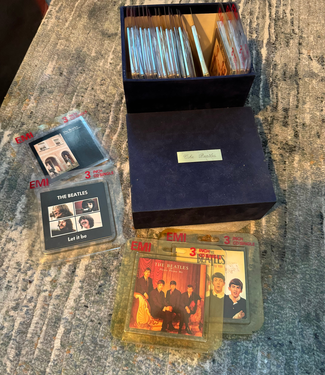 Beatles 3” CD Boxset - 22 Sealed Mini CDs in Velvet Box - The