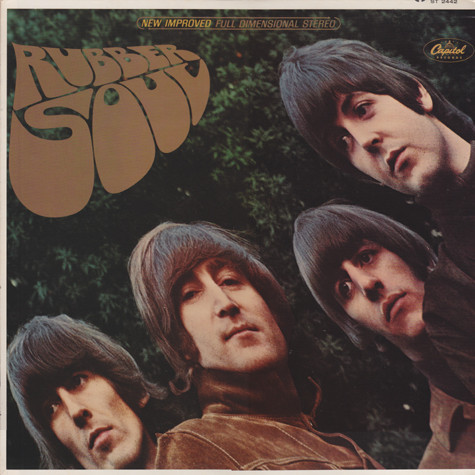 beatles rubber soul (RARE TEST AAD盤) Beatles Rare Signed Rubber Soul Capitol Version Artwork Cover LP