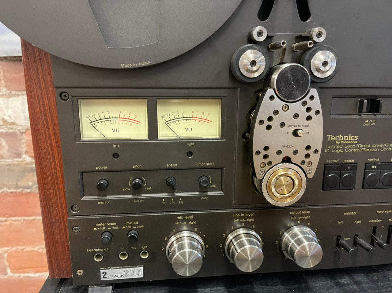 Technics RS 1500 10” Reel to Reel, with Nabs, Spacers and 1