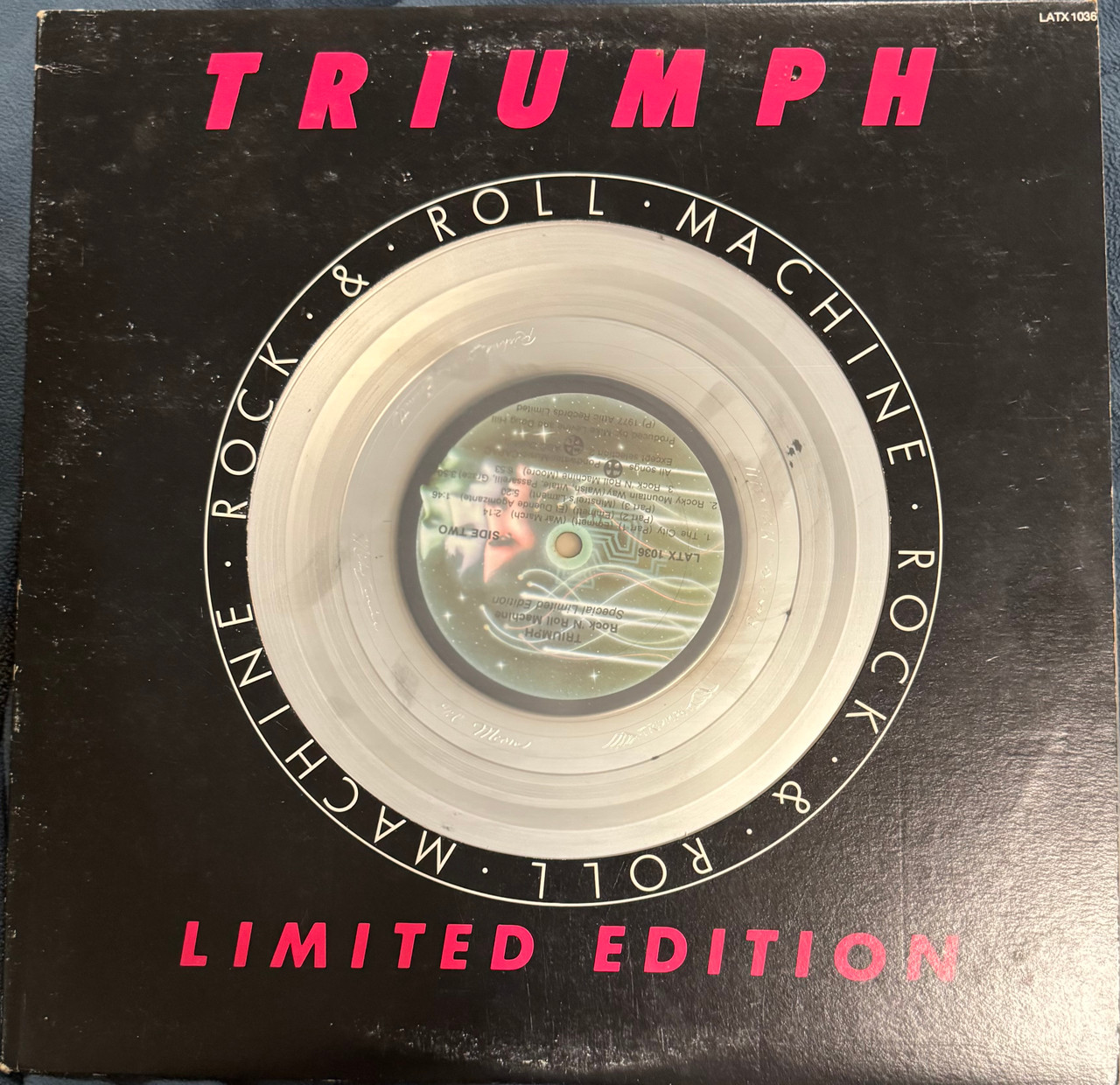 Triumph -Rock & Roll Machine Limited Edition Silver EX/VG+ - The