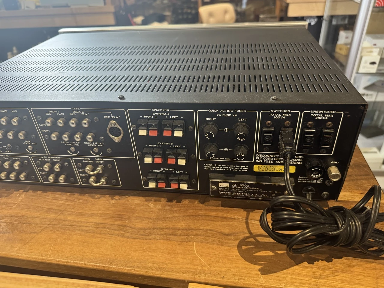 Sansui AU-9500 Integrated Amplifier (Serviced -Superb) - The