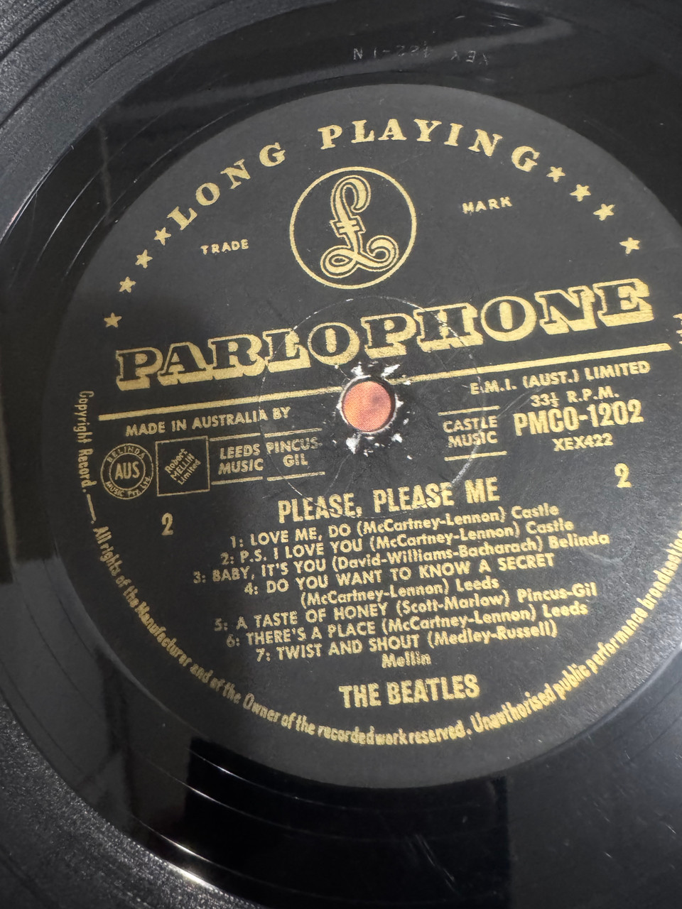 The Beatles - Please Please Me (1963 Mono Australia Paralophone