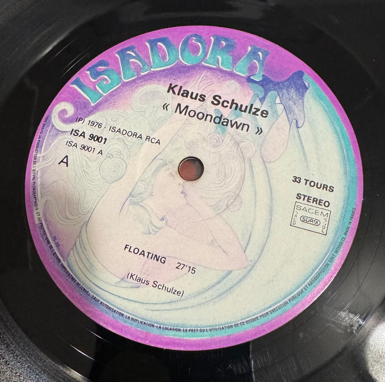 Klaus Schulze - Moondawn 1976 France EX/VG+ ) - The Record Centre