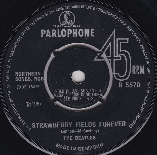 The Beatles — Strawberry Fields Forever/Penny Lane (UK 1967 Mono 7