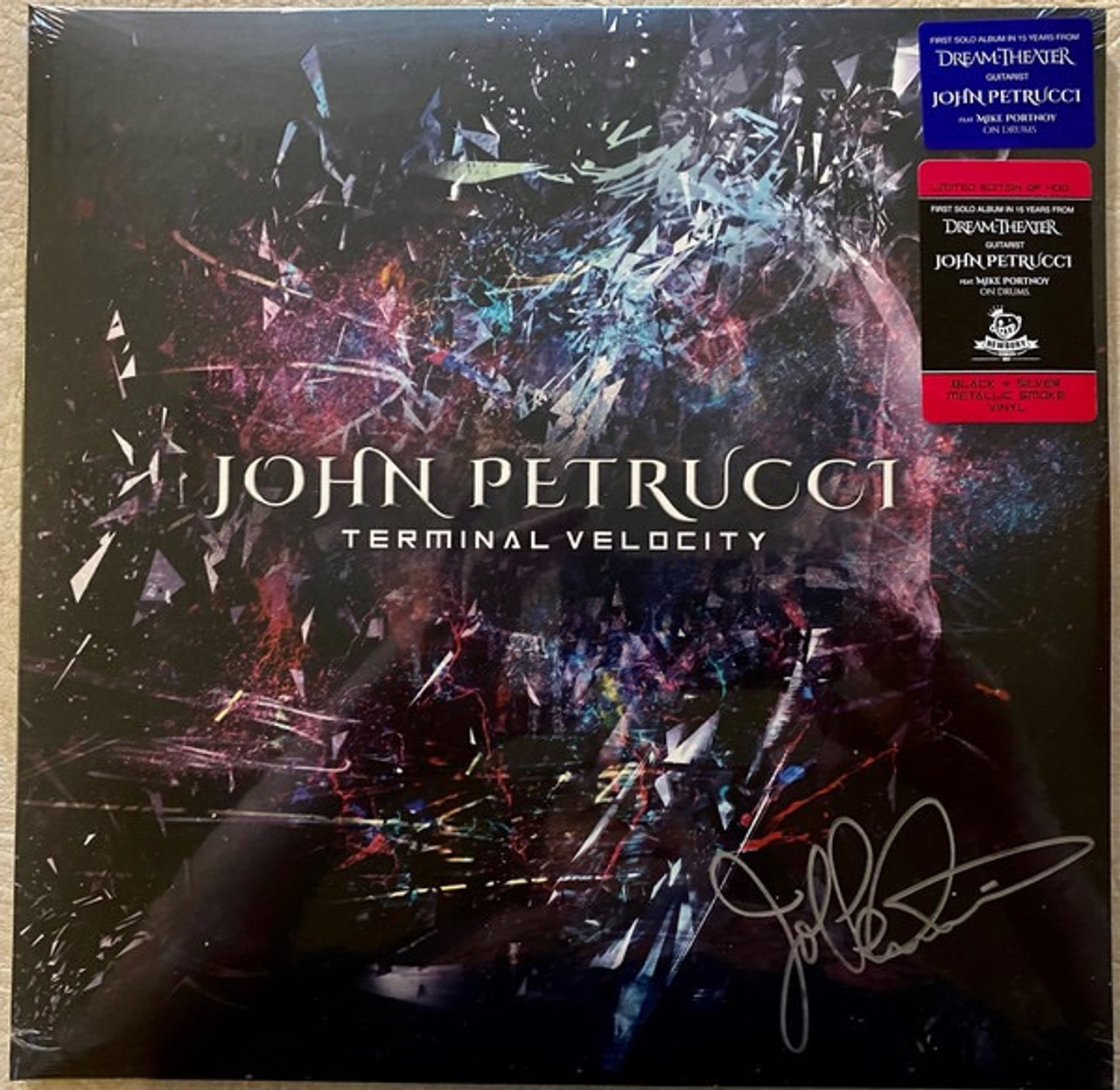 JOHN PETRUCCI TERMINAL VELOCITY サイン入り SIGNED TERMINAL VELOCITY VINYL – John Petrucci