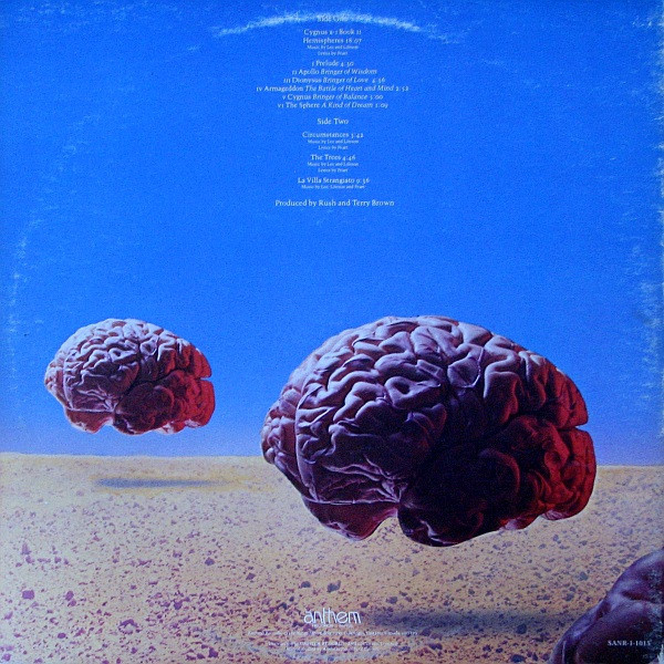 Rush Hemispheres (1978 on Red Transparent Vinyl with Insert) - The