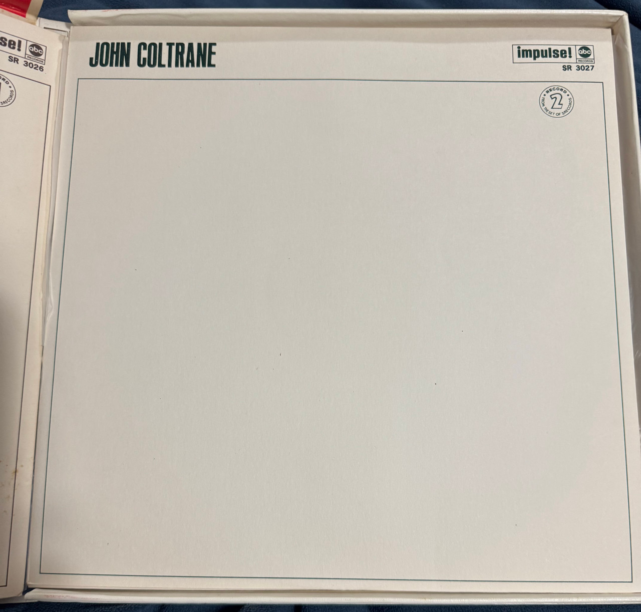 John Coltrane 1969 Japanese Impulse 3 LP Boxset with Rare 7” and 