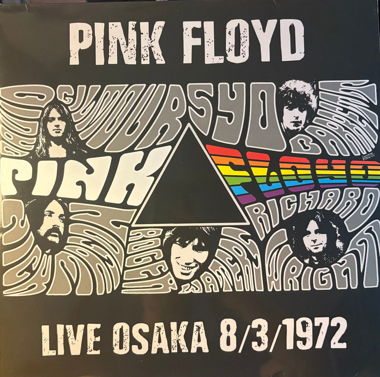 1972 大阪フェスティバルホール Pink Floyd フライヤー A4サイズ 送料ゼロ]Pink Floyd '72 大阪 Live Festival Hall Osaka Japan
