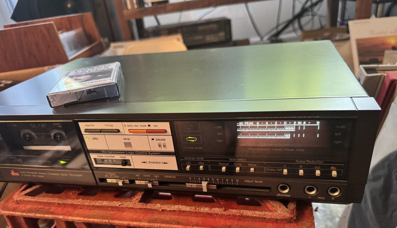 Technics RS-B48R Stereo Cassette Deck - Auto Reverse with Dolby B