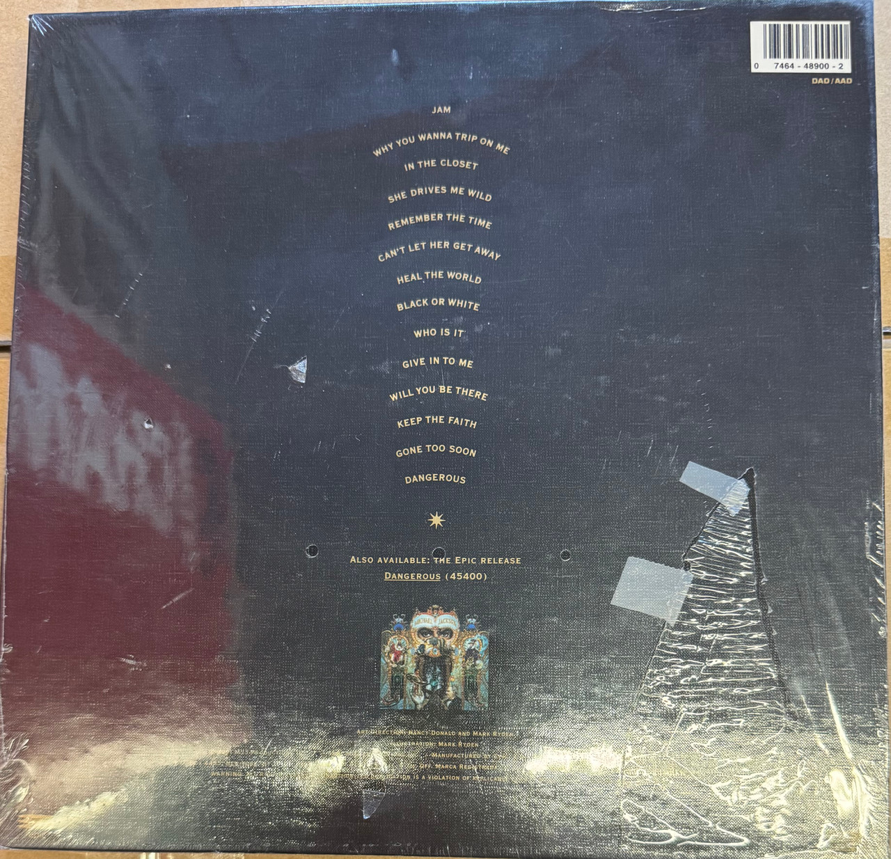 Michael Jackson - Dangerous (SEALED Collectors Edition -1992 First