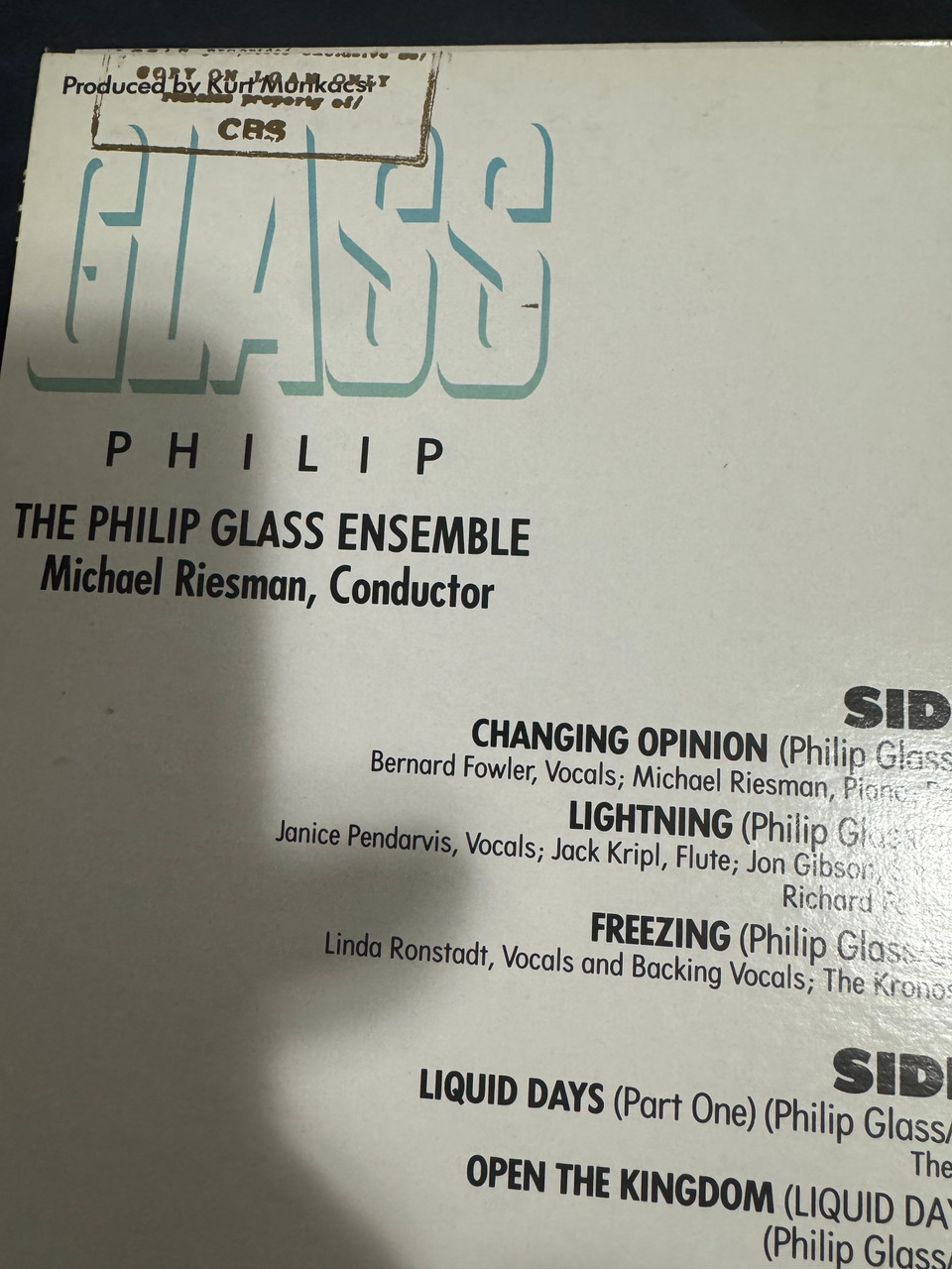 洋楽 Philip Glass / Songs From Liquid Days Glass: Songs from Liquid Days - Album by Philip Glass | Spotify