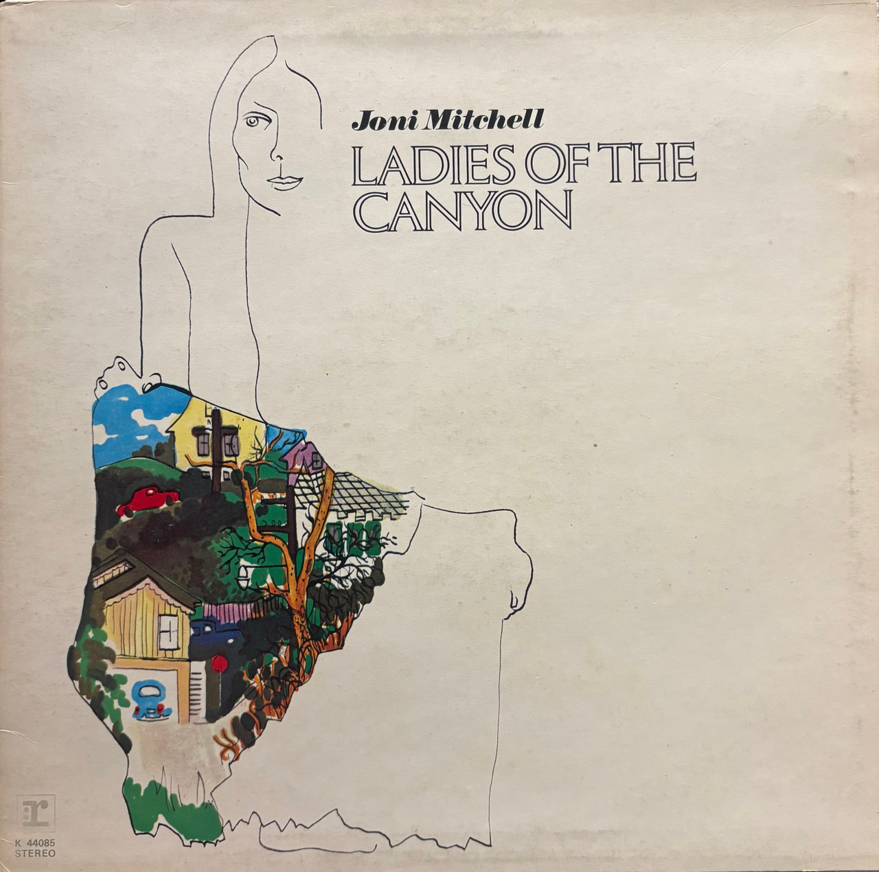 Joni Mitchell - Ladies Of The Canyon (1973 UK, Reissue, VG+/VG
