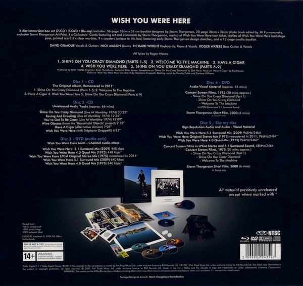 Pink Floyd - Wish you were here Immersion Boxset ( 2011 Deluxe