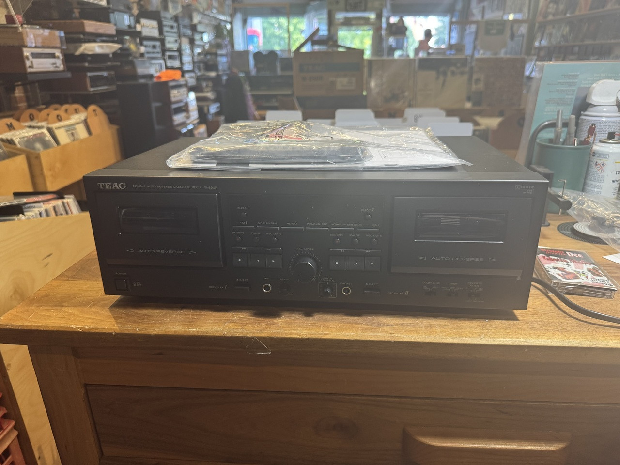 Teac W-890R Double Cassette Deck Is New in Box - The Record Centre