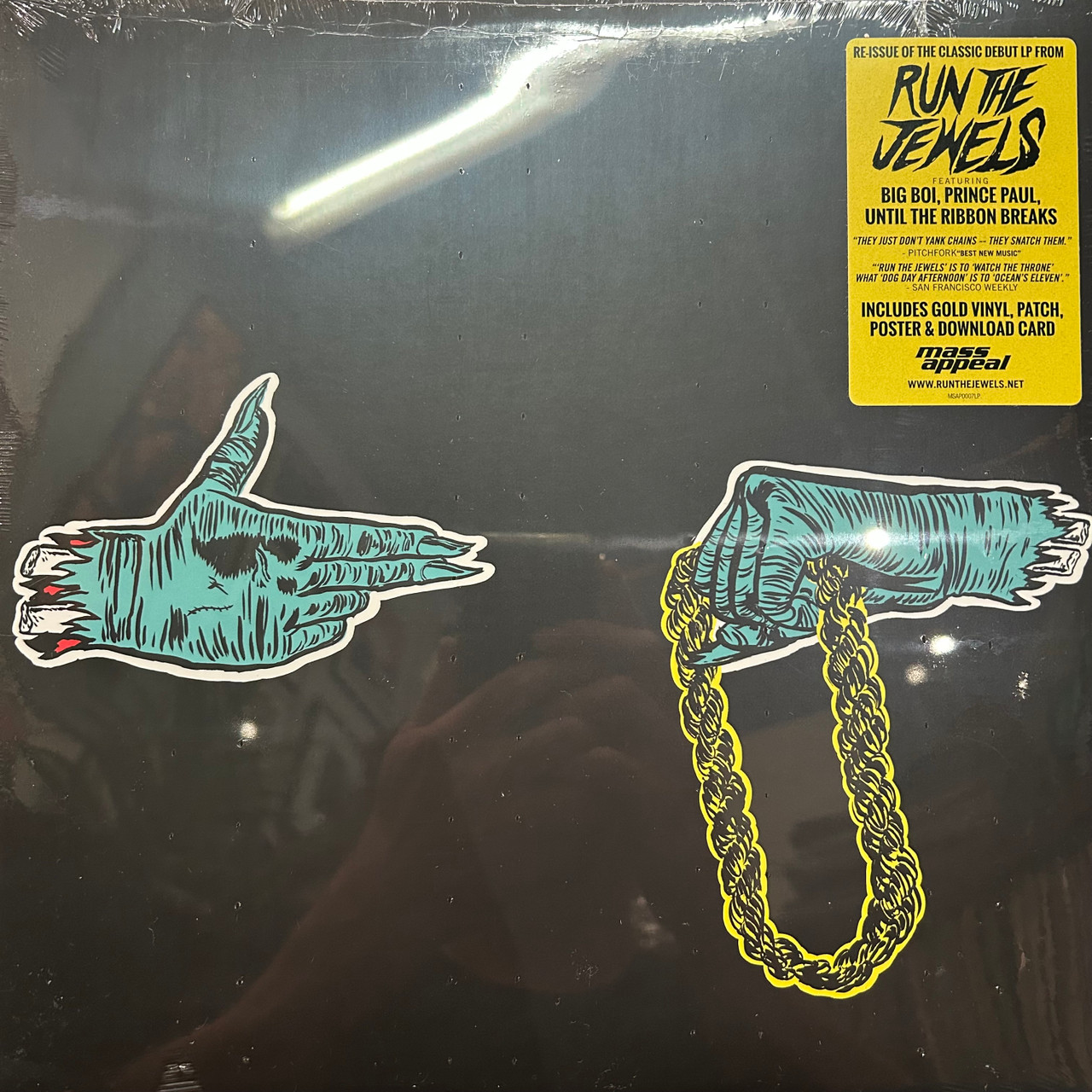 Run The Jewels - self-titled (2015, gold vinyl, sealed) - The