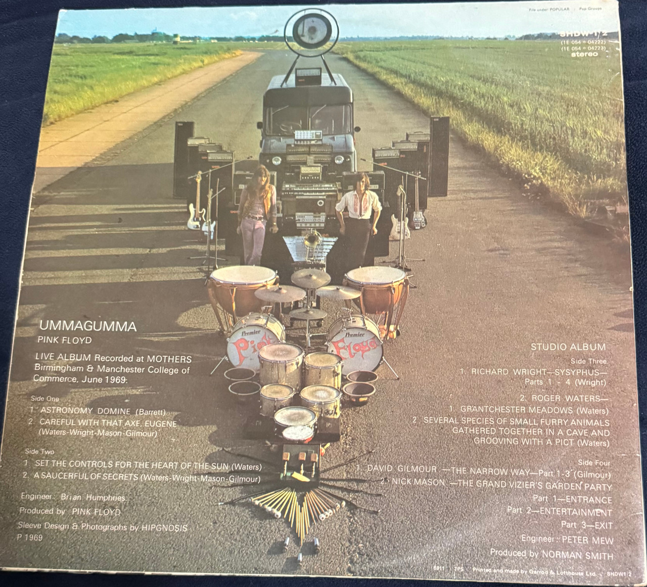 Pink Floyd - Ummagumma (1972 UK GiGi cover EX/EX) - The Record Centre