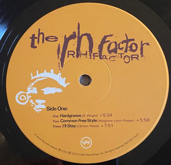 Roy Hargrove Presents The RH Factor – Hard Groove (2LPs used US