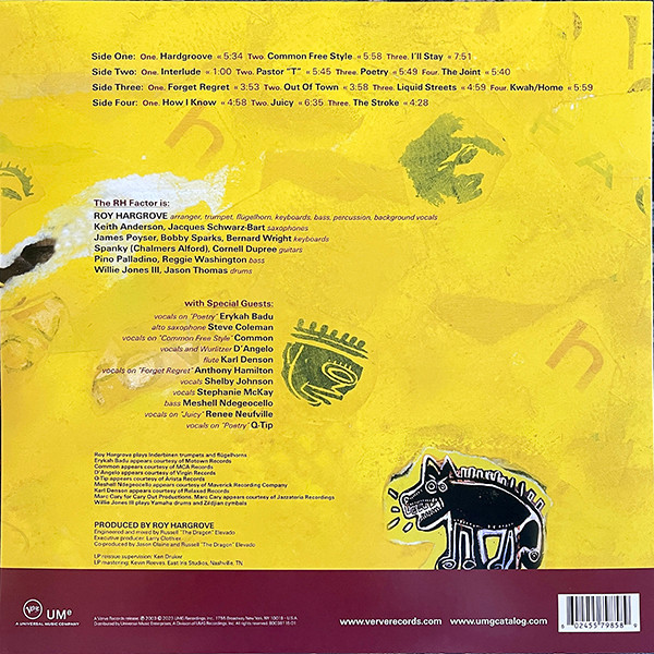 Roy Hargrove Presents The RH Factor – Hard Groove (2LPs used US