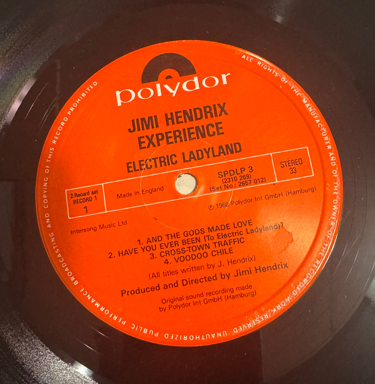 Jimi Hendrix Experience - Electric Ladyland (1987 UK Mint/ NM