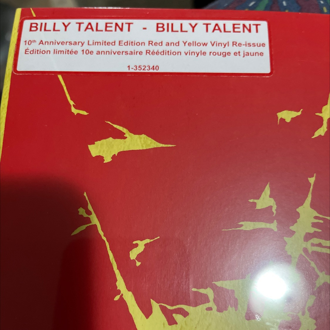 Billy Talent - Billy Talent (10th anniversary Red/yellow splatter