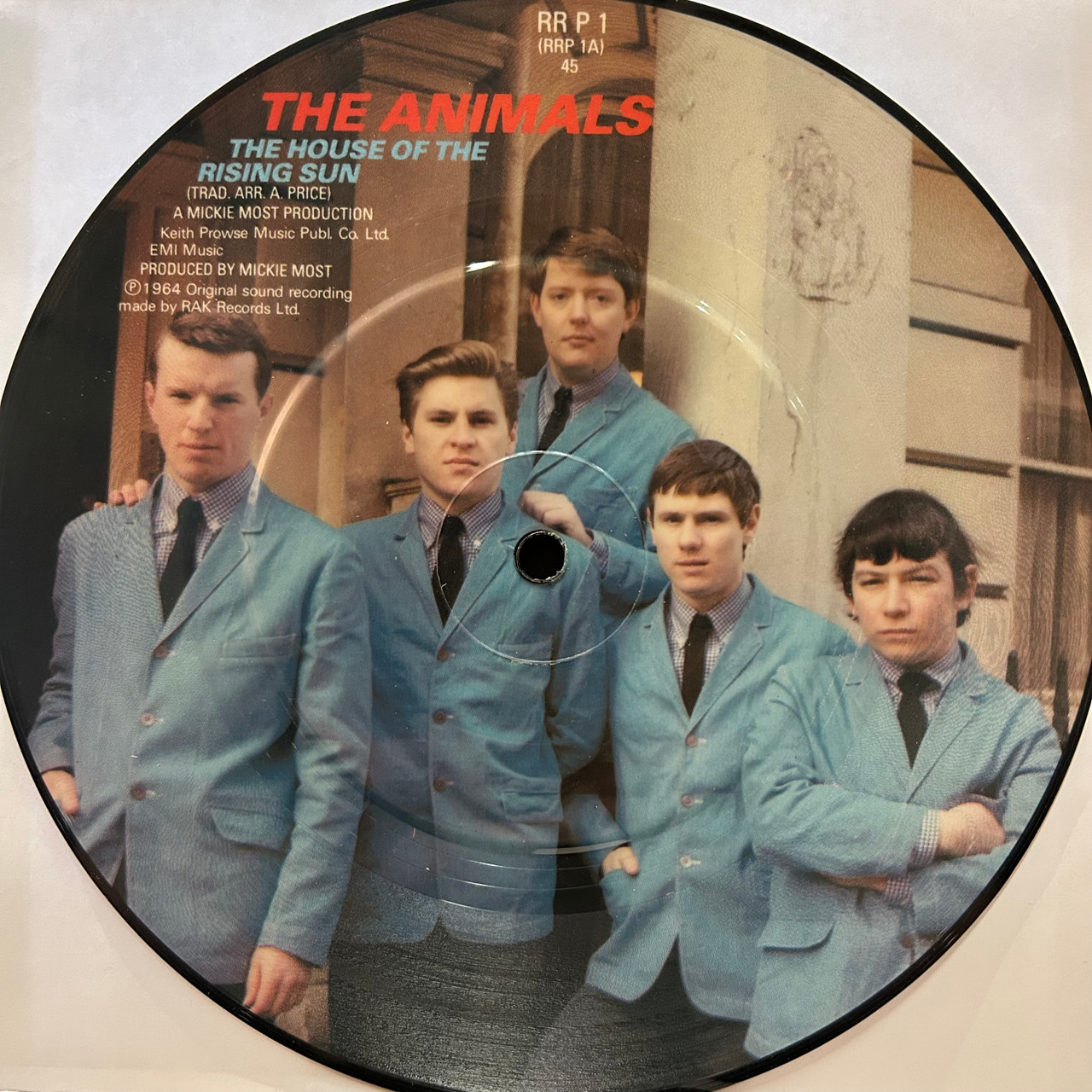 The Animals - The House Of The Rising Sun 7” (1982, picture disc, VG+ ...