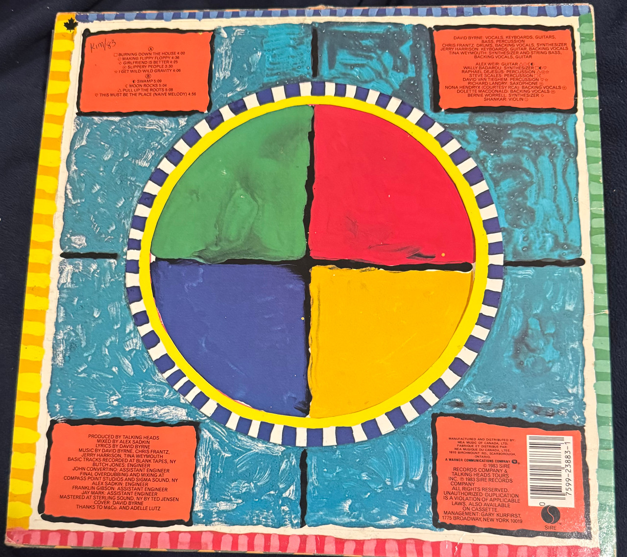 洋楽 Talking Heads 1983 1st Press P-11324 LP Talking Heads-Speaking in Tougues (1983 EX/VG) - The Record Centre