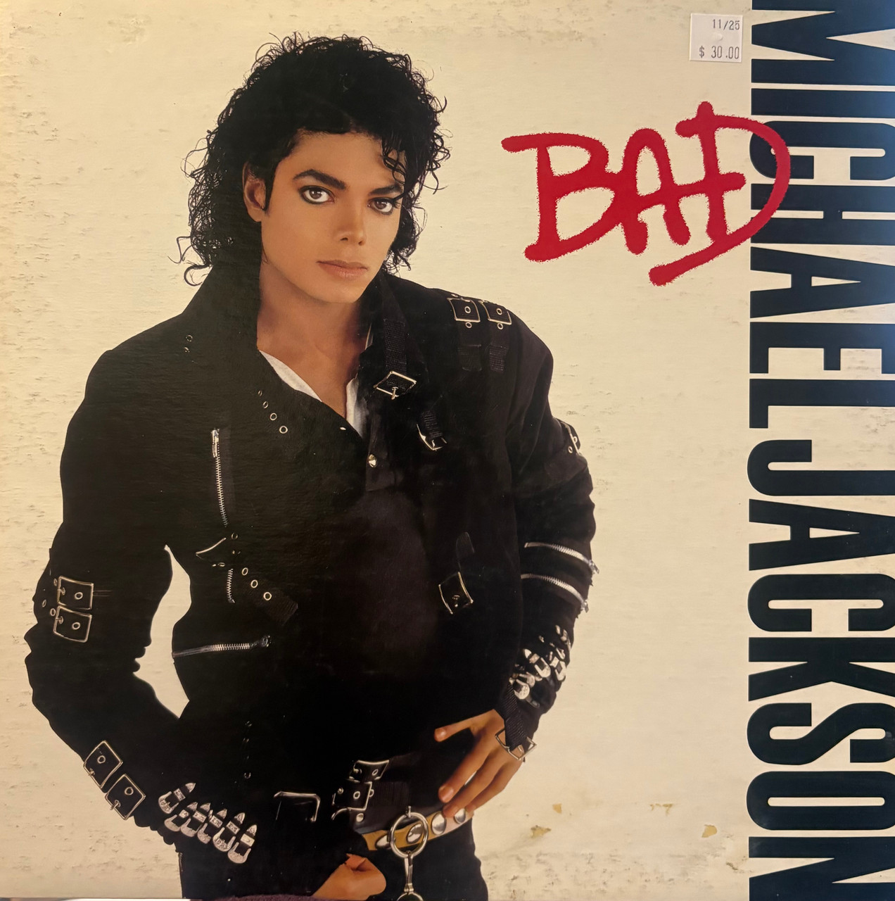 【LP/美盤/帯付】Michael Jackson / BAD Michael Jackson - Bad (1987 Canada, Misprint BL side A label