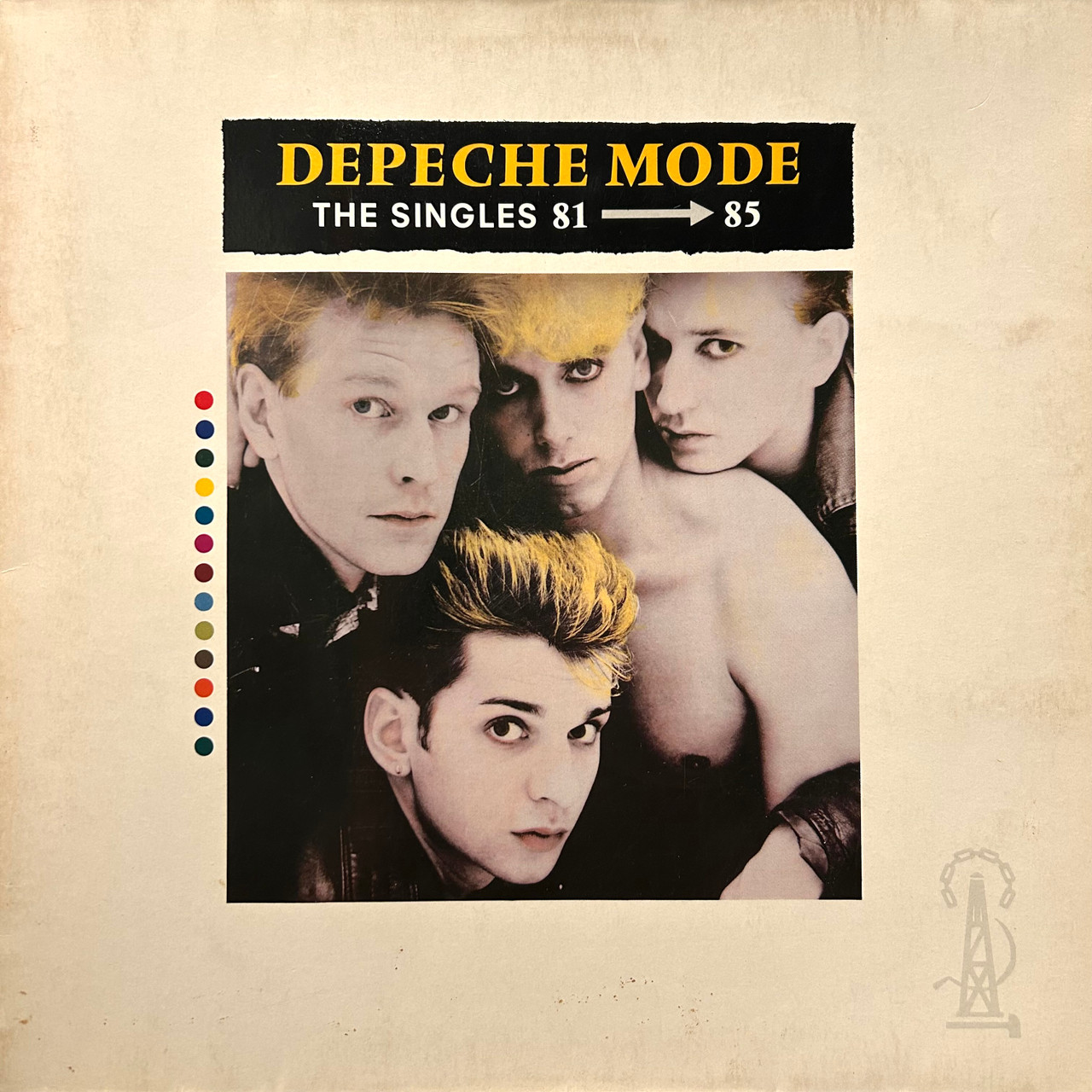 Depeche Mode - The Singles 81 → 85 (1985, grey vinyl, VG/VG