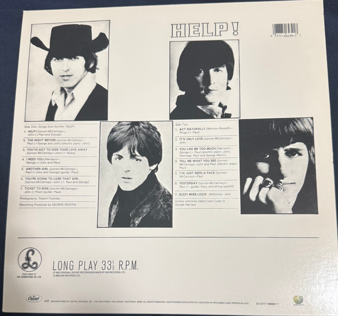 The Beatles - Help! (1996 NM/NM) - The Record Centre
