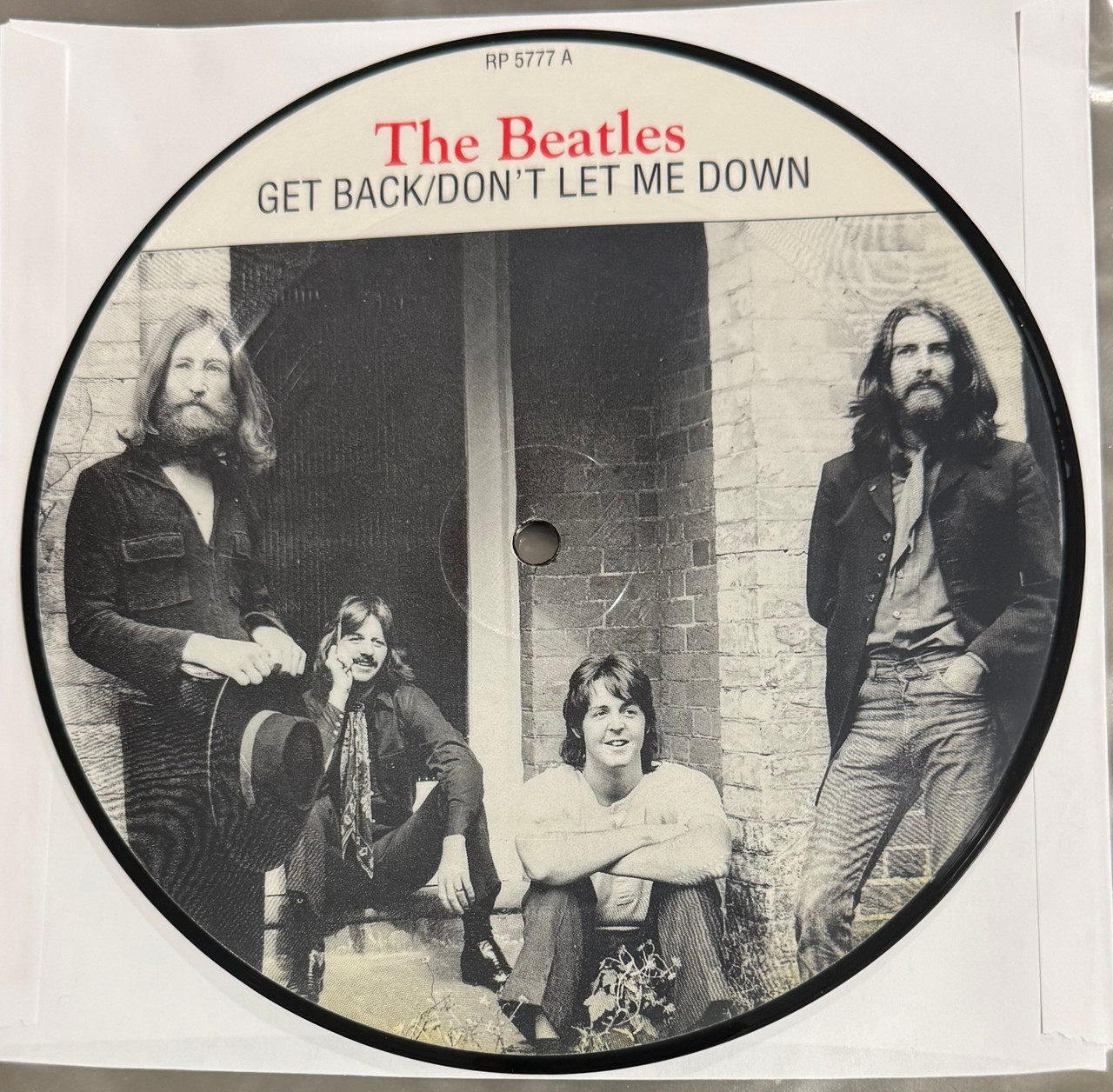 The Beatles - Get Back (1989 UK 7” Picture Disc NM) - The Record