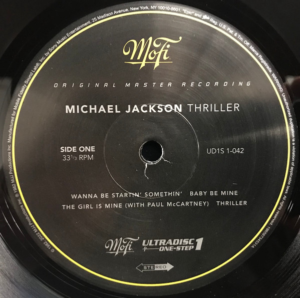 Michael Jackson – Thriller (LP box set NEW SEALED US 2020 limited