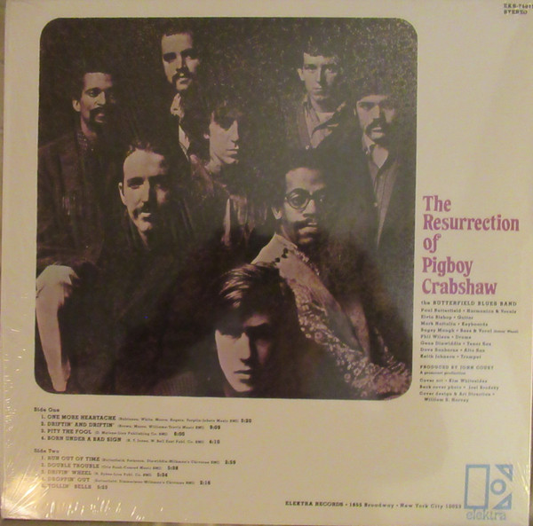 Pigboy The Butterfield Blues Band – The Resurrection Of Pigboy Crabshaw (LP ...