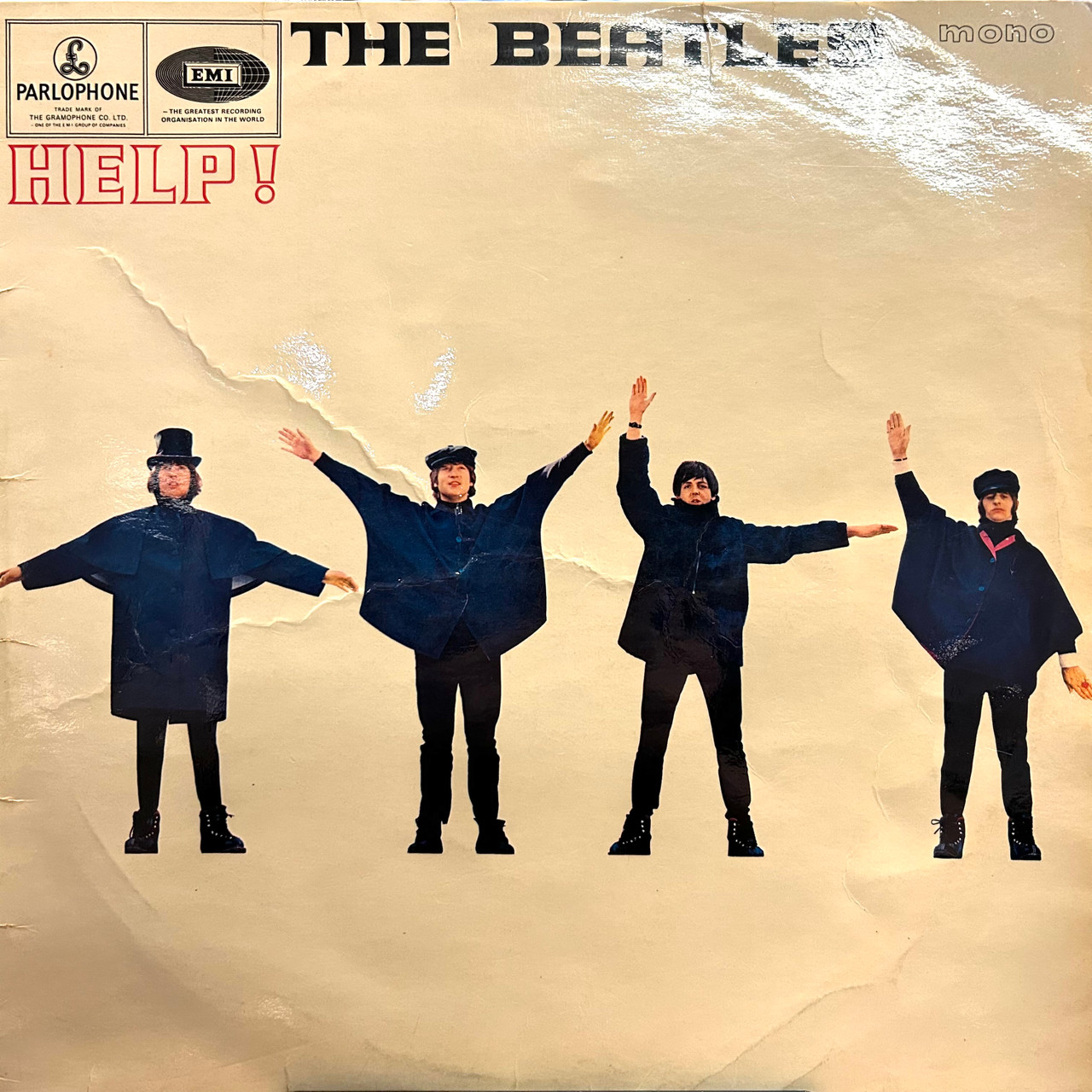 The Beatles - Help! (1965, UK, mono, VG/VG-) - The Record Centre