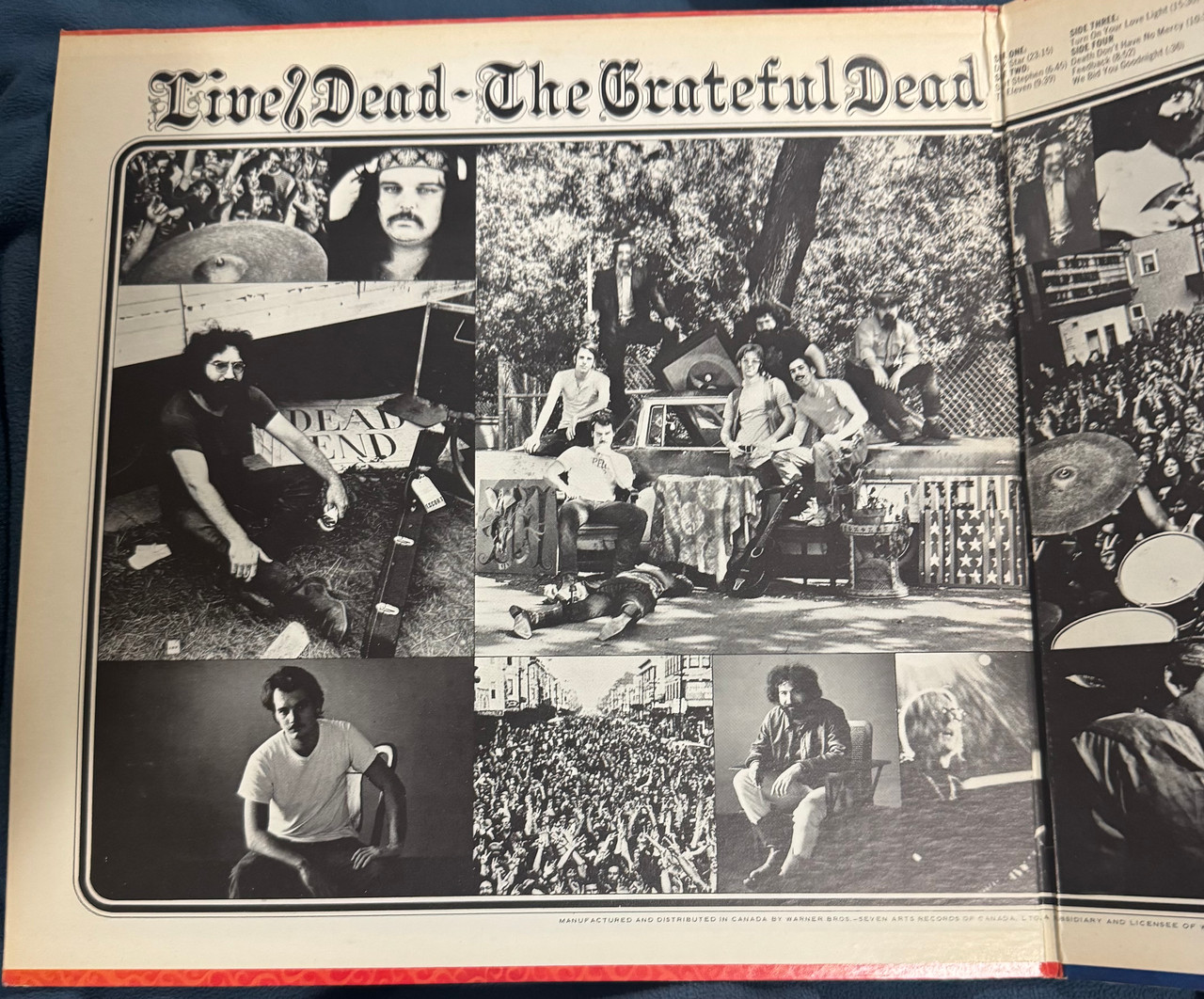 Grateful Dead - Live Dead (1969 Gold Label 1st Pressing VG+/VG+)